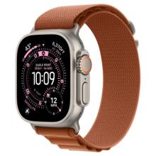 Apple Watch Ultra 3 (2025) 49mm Natural Titanium Case with Terra Cotta Alpine Loop