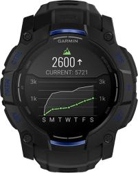 Смарт-часы Garmin Instinct 3 50 mm AMOLED Black with Bolt Blue Accents (010-03020-03)