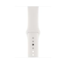 Apple Watch series 4 40mm Silver Aluminum Case with White Sport Band