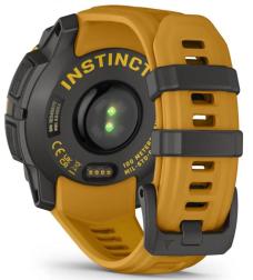 Умные часы Garmin Instinct 3 45mm Solar, Sunburst with Sunburst/Gray Silicone (010-02934-42) HK