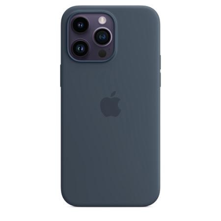 Силиконовый чехол MagSafe для iPhone 14 Pro Max - Storm Blue (MPTQ3) Силиконовый чехол MagSafe для iPhone 14 Pro Max - Storm Blue (MPTQ3)
