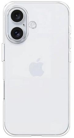 Силиконовый чехол для iPhone 16, прозрачный Силиконовый чехол для iPhone 16, прозрачный