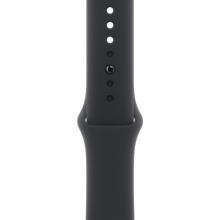 Apple Watch Series 10 42mm Jet Black Aluminum Case with Sport Band, Black