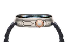 Apple Watch Ultra 2 (2024) 49mm Black Titanium Case with Blue Trail Loop (M/L)