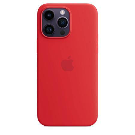 Силиконовый чехол MagSafe для iPhone 14 Pro Max - (PRODUCT)RED MPTR3 Силиконовый чехол MagSafe для iPhone 14 Pro Max - (PRODUCT)RED MPTR3