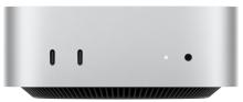 Apple Mac mini M4 2024 (10C CPU/10C GPU), 16 ГБ, 256 Гб SSD, серебристый (MU9D3)