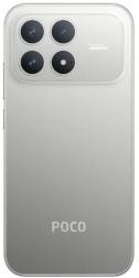 Смартфон Xiaomi POCO F8 Pro 12/512 ГБ, серебристый