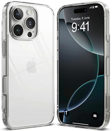 Силиконовый чехол для iPhone 16 Pro Max, прозрачный Силиконовый чехол для iPhone 16 Pro Max, прозрачный