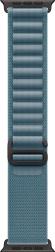 Apple Watch Ultra 3 (2025) 49mm Black Titanium Case with Light Blue Alpine Loop Medium