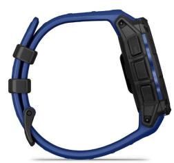 Смарт-часы Garmin Instinct 3 45 mm AMOLED Black with Bolt Blue Band (010-02936-03)