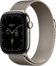 Apple Watch Series 12 42mm Natural Titanium Case with Milanese Loop Natural