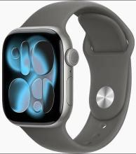 Apple Watch Series 11 42mm Space Gray Aluminum Case with Sport Band Stone Gray