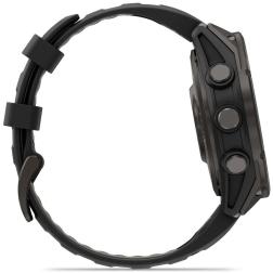 Смарт-часы Garmin Fenix 8 Pro 47 mm Amoled Sapphire Carbon Gray DLC Titanium with Black/Pebble Gray Silicone Band (New Open Box), серый (010-03198-00)
