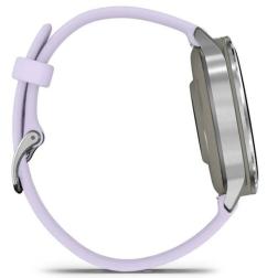 Умные часы Garmin Venu 4 41mm Silver Bezel With Periwinkle Silicone Band (010-03013-01)